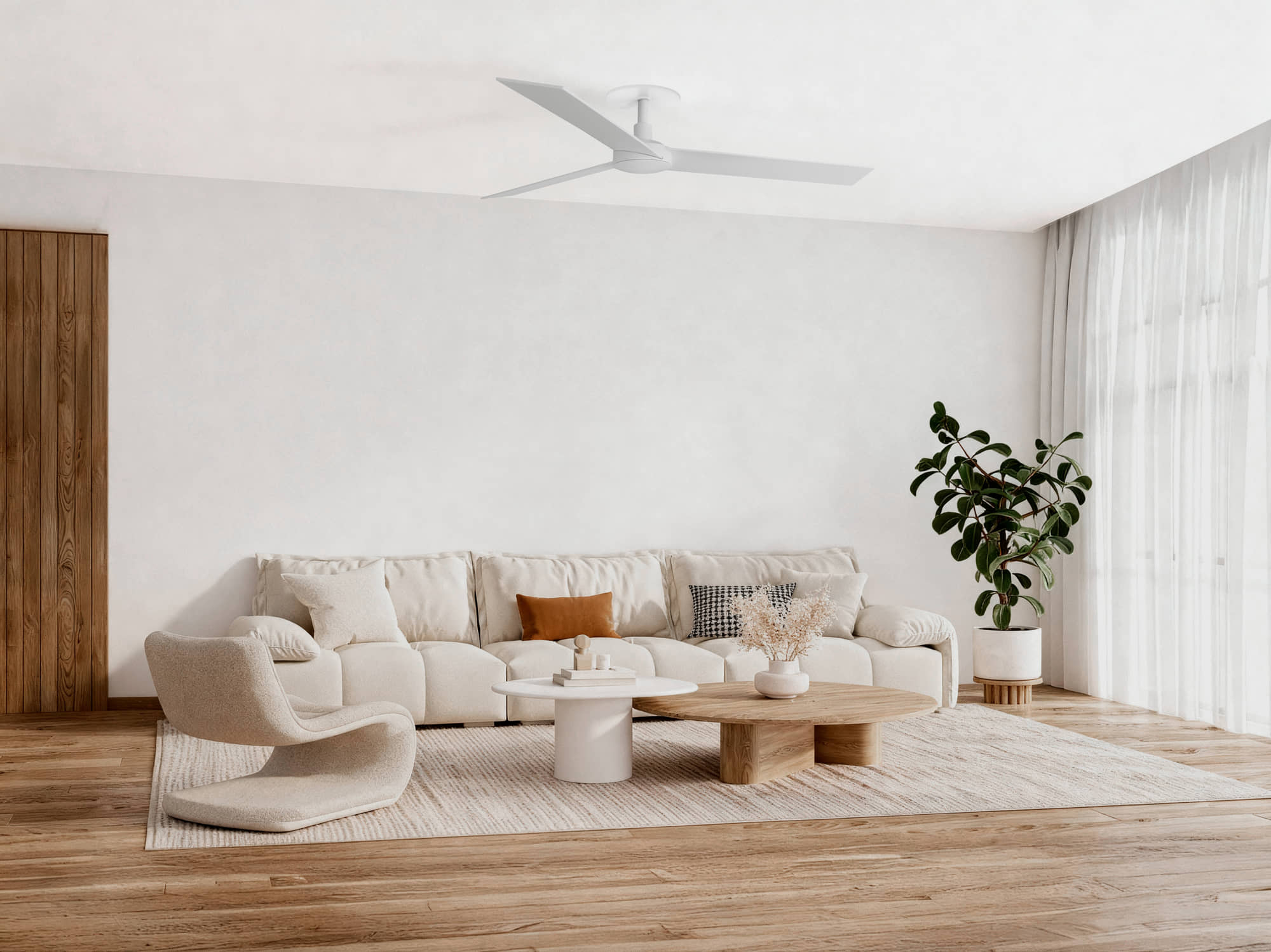 Ventilador de techo Recessed