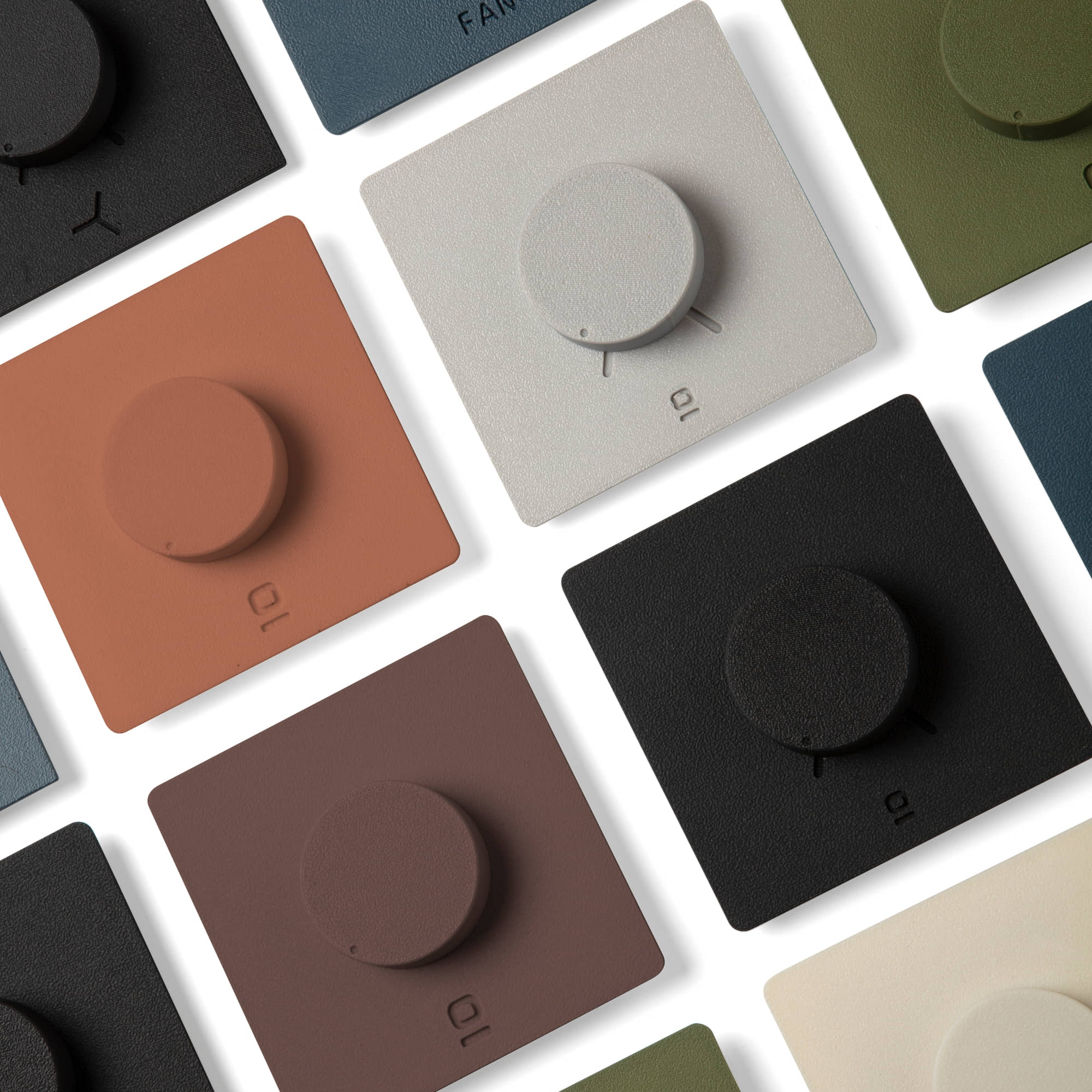 Control pared rotativo personalizable